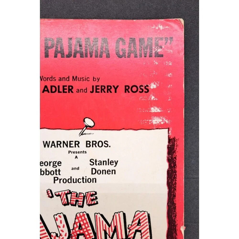 Vintage Vocal Selections From The Pajama Game Sheet Music Book Doris Day 1954 - Picture 3 of 9